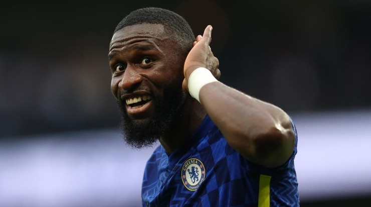 Antonio Rudiger of Chelsea (Photo by Catherine Ivill/Getty Images)