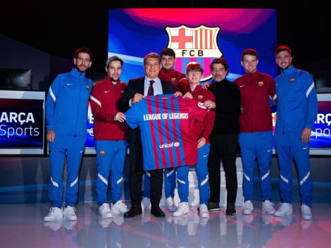 El FC Barcelona presenta a su equipo de League of Legends