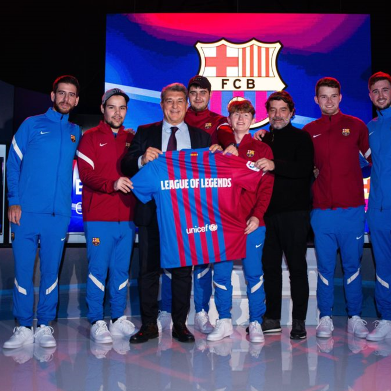 El FC Barcelona presenta a su equipo de League of Legends