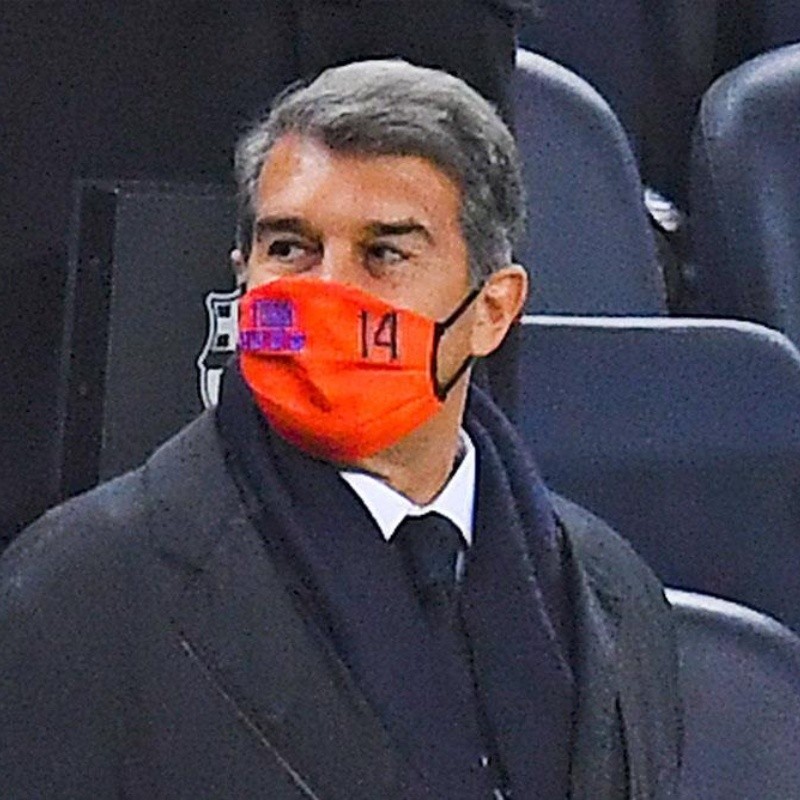 Joan Laporta prometió mejorar a Barcelona en el mercado invernal de fichajes