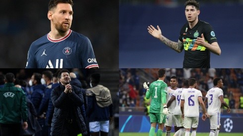 Lionel Messi y algunos de los protagonistas de los octavos de final de la Champions League.