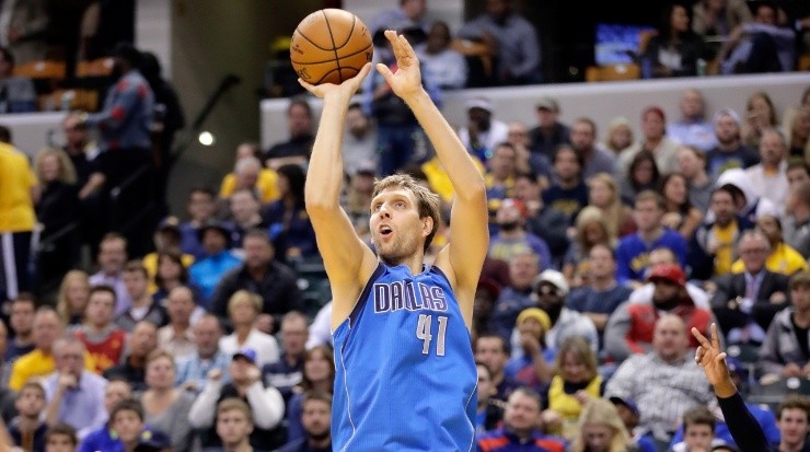 Dirk Nowitzki. (Andy Lyons/Getty Images)
