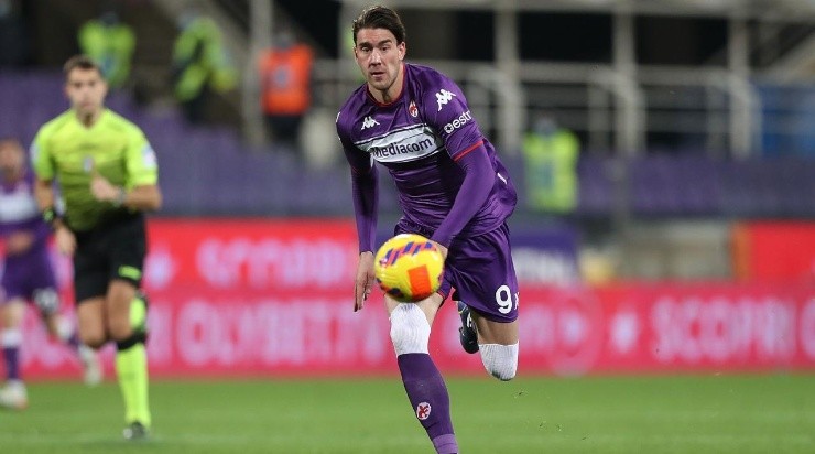 Dusan Vlahovic of ACF Fiorentina (Photo by Gabriele Maltinti/Getty Images)