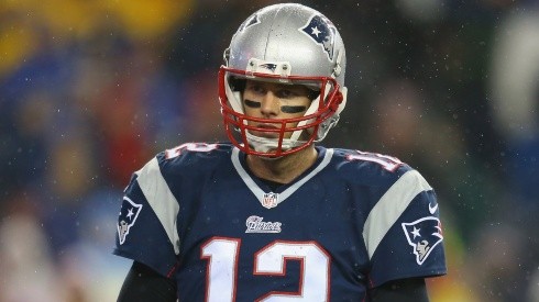Tom Brady during the 2015 AFC Championship game between the Patriots and Colts.