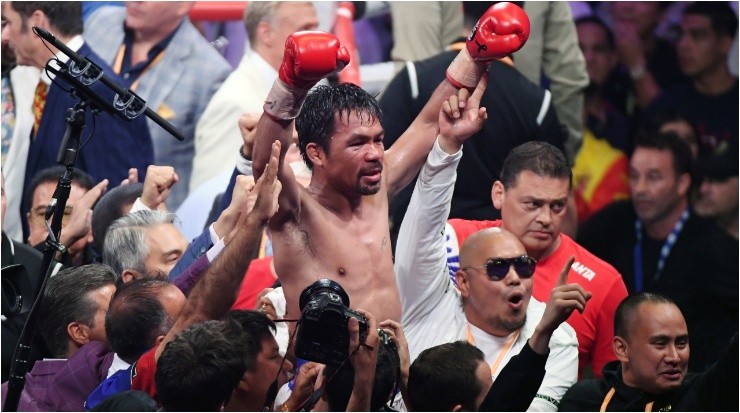 Manny Pacquiao, Seven Division World Champion. (Ethan Miller/Getty Images)