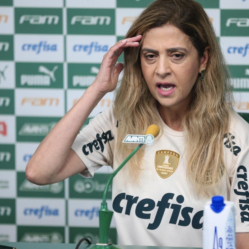 Leila Pereira é avisada e atacante do Palmeiras é oferecido a rival paulista