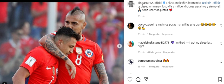 Arturo Vidal Instagram