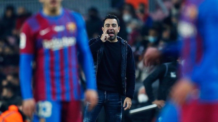 Xavi en dirección de Barcelona.