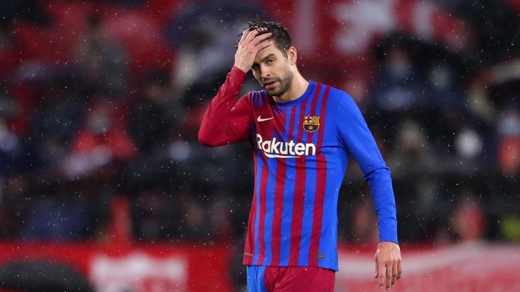 Gerard Piqué ante Sevilla.