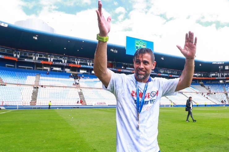 Gringo Castro, campeón con Cruz Azul en 2018