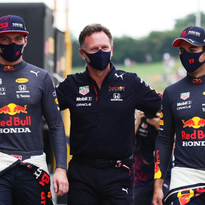 Christian Horner reveló cómo es el ambiente entre Checo y Verstappen