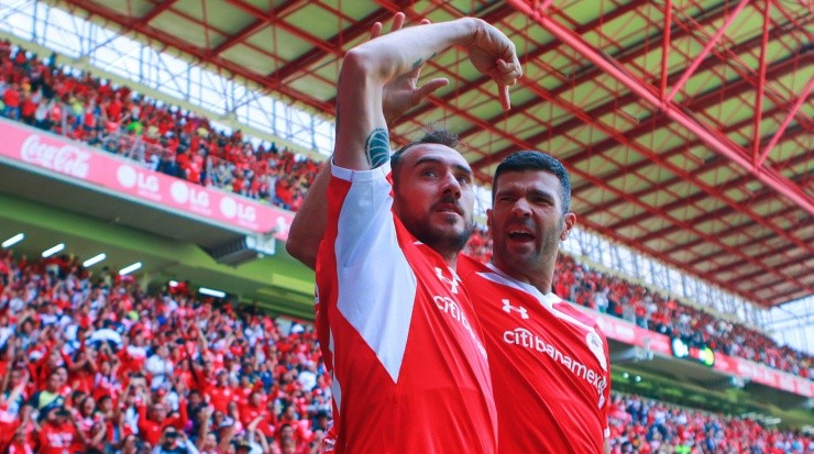 Gigliotti y Mancuello, amigos de la etapa en Toluca. (Imago 7)