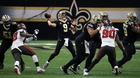 Drew Brees con New Orleans Saints en NFL 2020