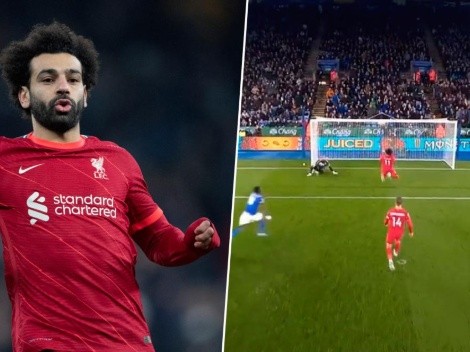 VIDEO | Mohamed Salah tenía el arco vacío de frente y erró un insólito gol ante Leicester