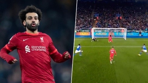Mohamed Salah erró un gol increíble para Liverpool.