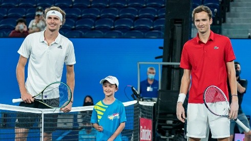 Alexander Zverev y Daniil Medvedev, algunos de los integrantes del Top-10 en la ATP Cup (Foto: Getty Images).
