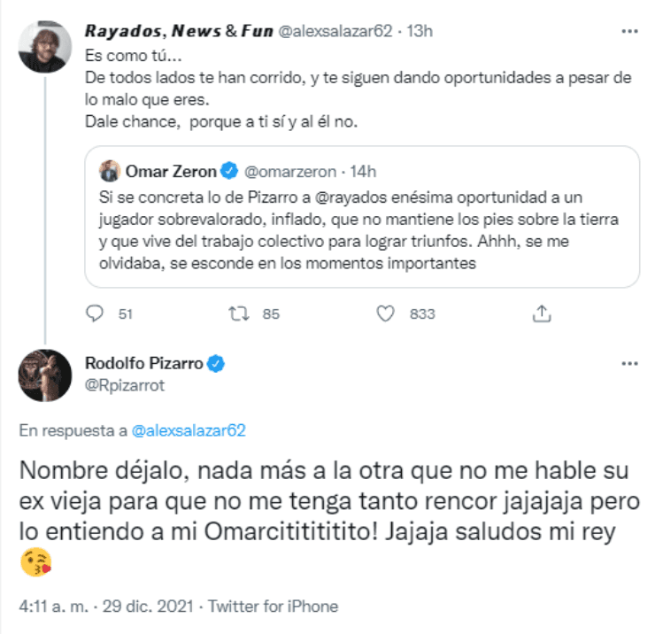 Rodolfo Pizarro en la Liga MX