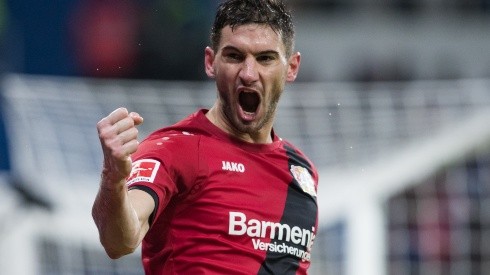 Lo gritó Scaloni: el golazo de Alario en el entrenamiento del Bayer Leverkusen