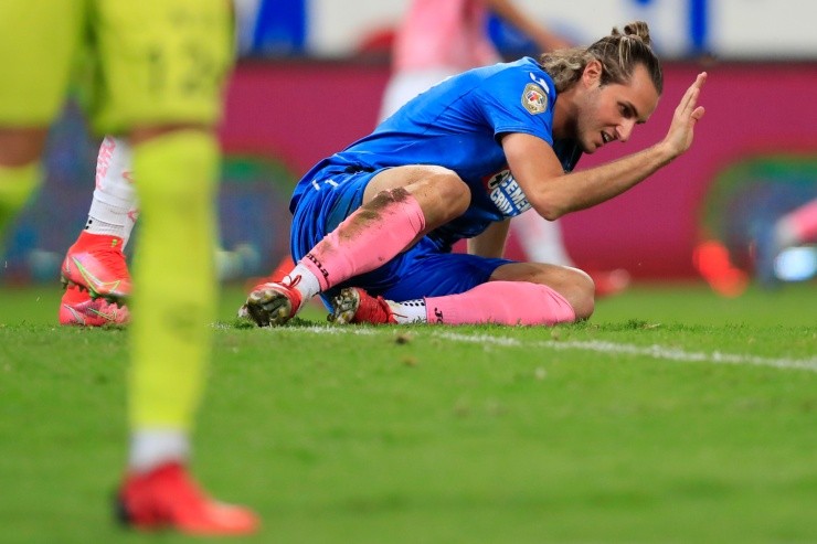 Giménez tiene 12 goles y 10 asistencias en 76 partidos con Cruz Azul (Fuente: Getty Images).