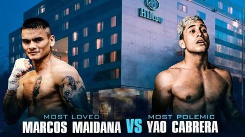 Chino Maidana vs. Yao Cabrera. (Foto: Twitter Chino Maidana Promotions)