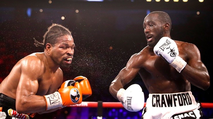 Terrence Crawford overcame Shawn Porter in 2021. (Steve Marcus/Getty Images)