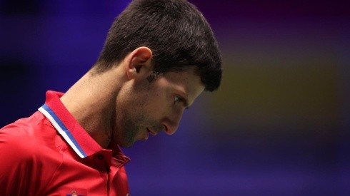 Frustración para Novak Djokovic.