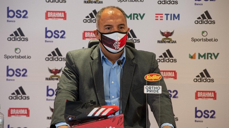 Foto: Alexandre Vidal/Flamengo/Divulgação - Braz: o dirigente garante que o Fla está em busca de reforços