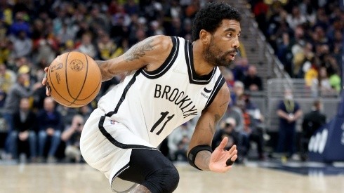 Kyrie Irving jugando para Brooklyn Nets ante Indiana Pacers