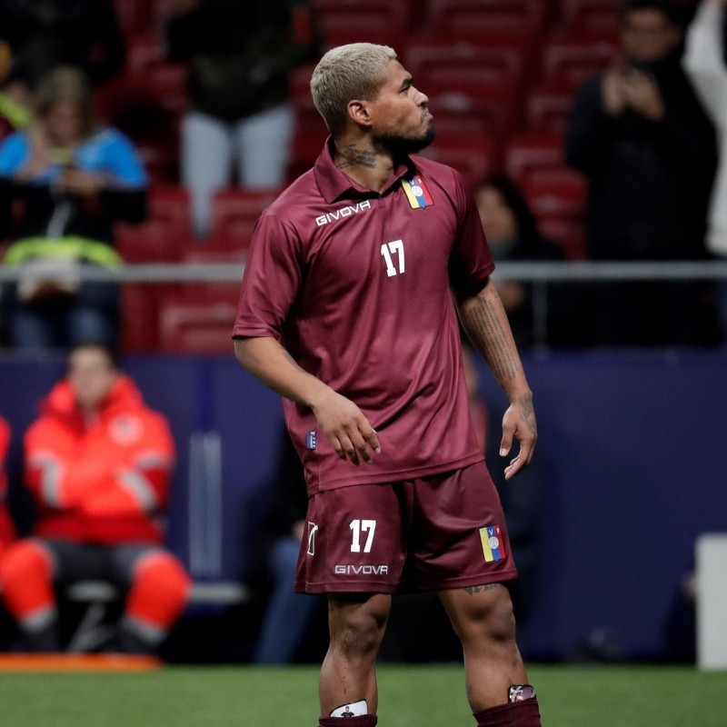 Josef Martínez: "Estoy deseando regresar a La Vinotinto"