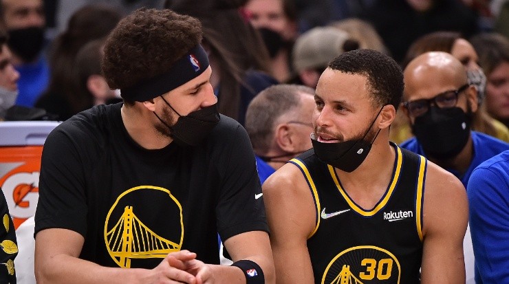 Klay Thompson y Stephen Curry (Foto: Getty Images)