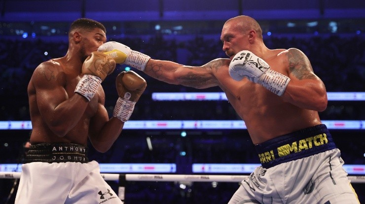 Anthony Joshua was defeated by Oleksandr Usyk. (Julian Finney/Getty Images)