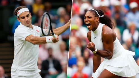 Roger Federer y Serena Williams, dos de las bajas más resonantes.