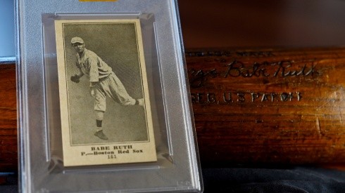 Babe Ruth's card. A MLB classic piece of Baseball Memorabilia