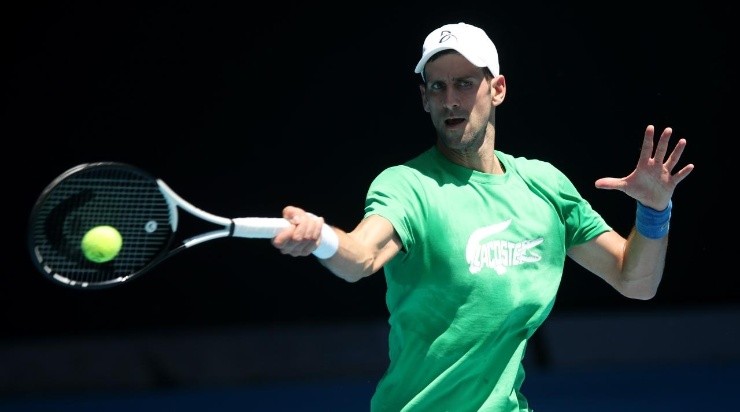 Novak Djokovic (Photo by Graham Denholm/Getty Images)