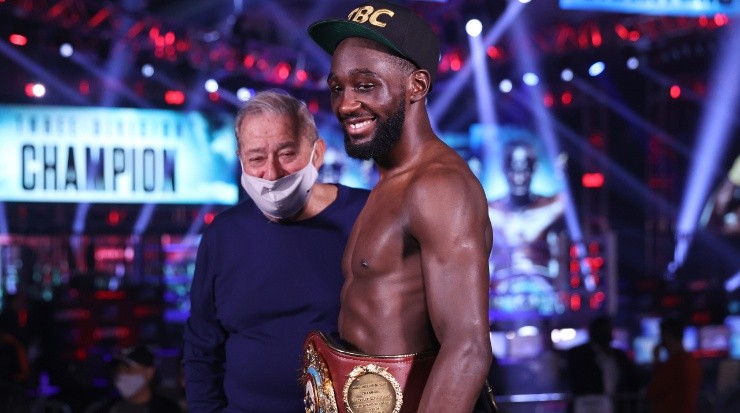 Terrence Crawford and Arum started working together in 2011. (Mikey Williams/Top Rank Inc via Getty Images)