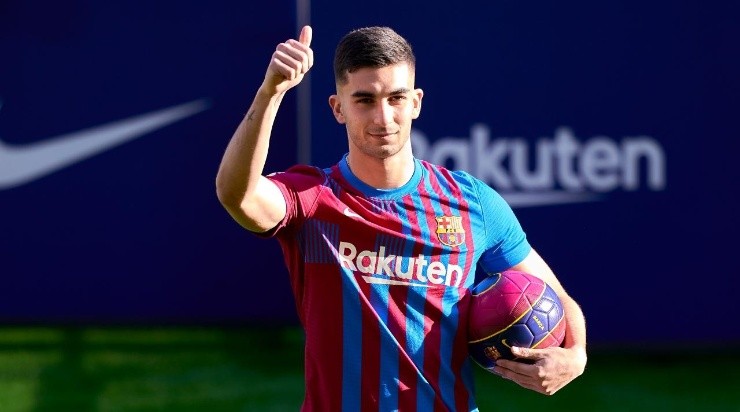 Ferran Torres, en su presentación a Barcelona