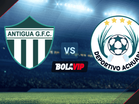 Antigua GFC vs. Deportivo Achuapa por la Liga Nacional de Guatemala 2022