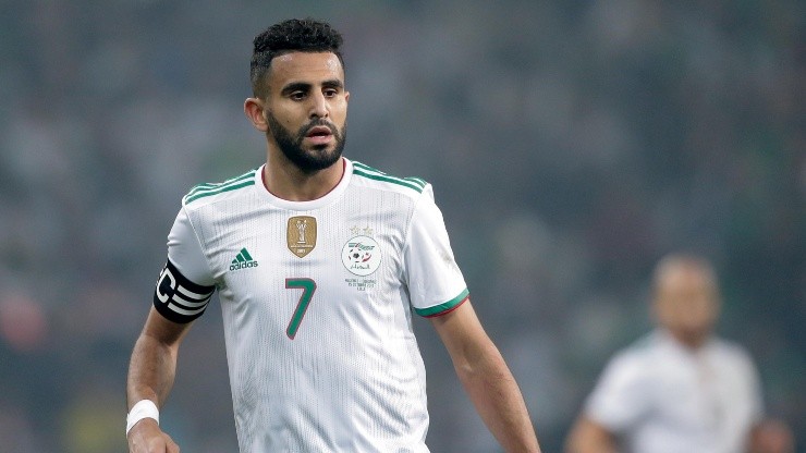 Riyad Mahrez, una de las figuras de Algeria (Foto: Getty Images).