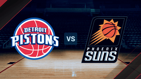 Detroit Pistons ante Phoenix Suns por la temporada regular de la NBA