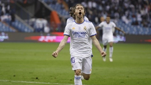 Luka Modric, goleador en la final de la Supercopa.