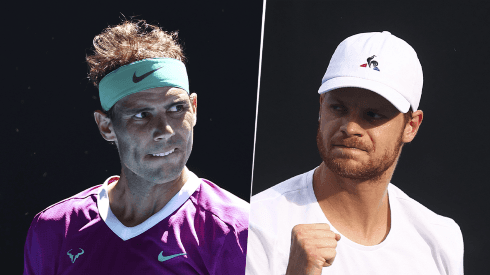 Rafael Nadal vs. Yannick Hanfmann por el Abierto de Australia (Fotos: Getty Images)