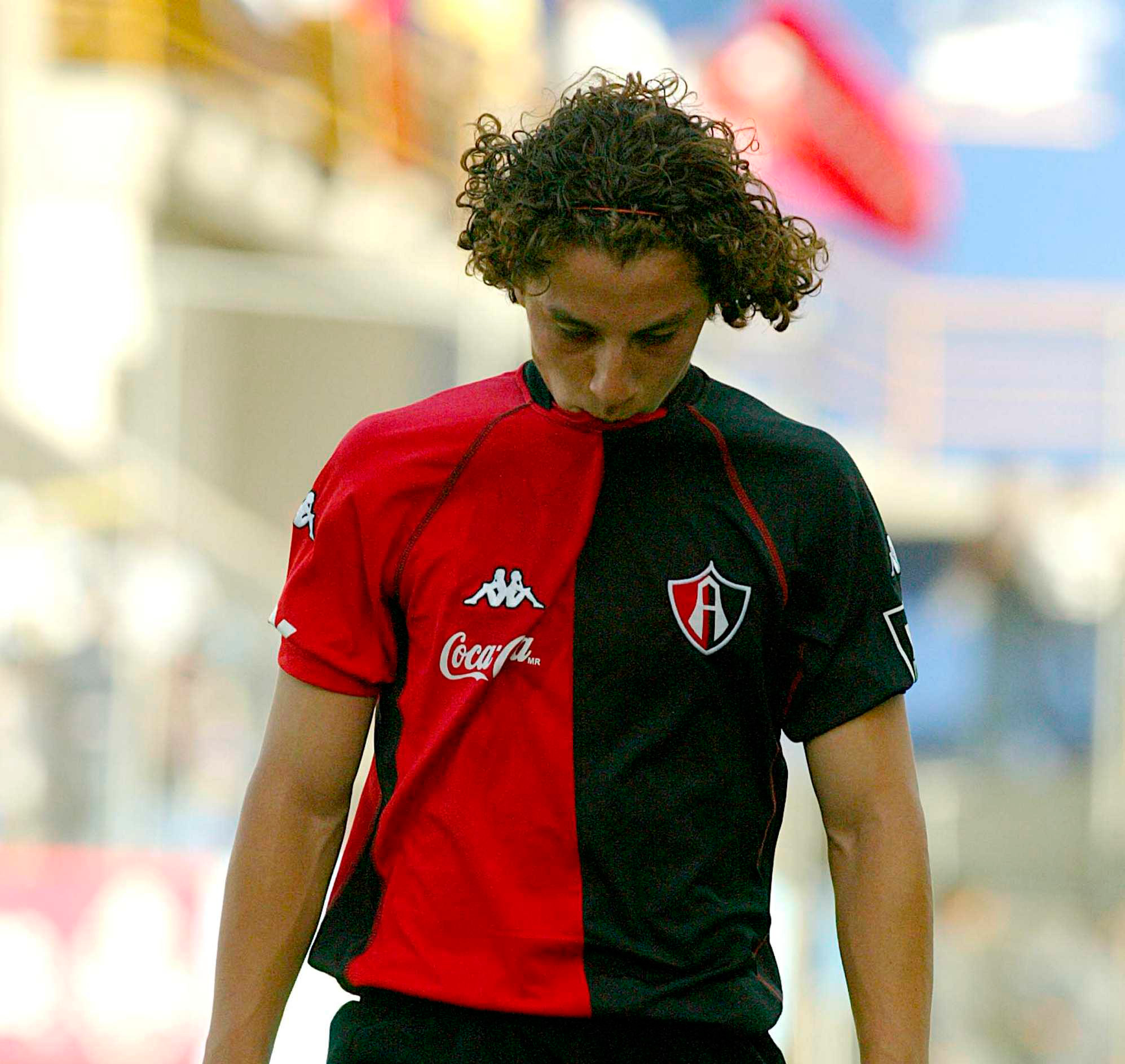 Guardado, en sus inicios con Atlas