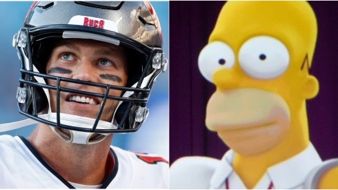Tom Brady y Homero Simpson