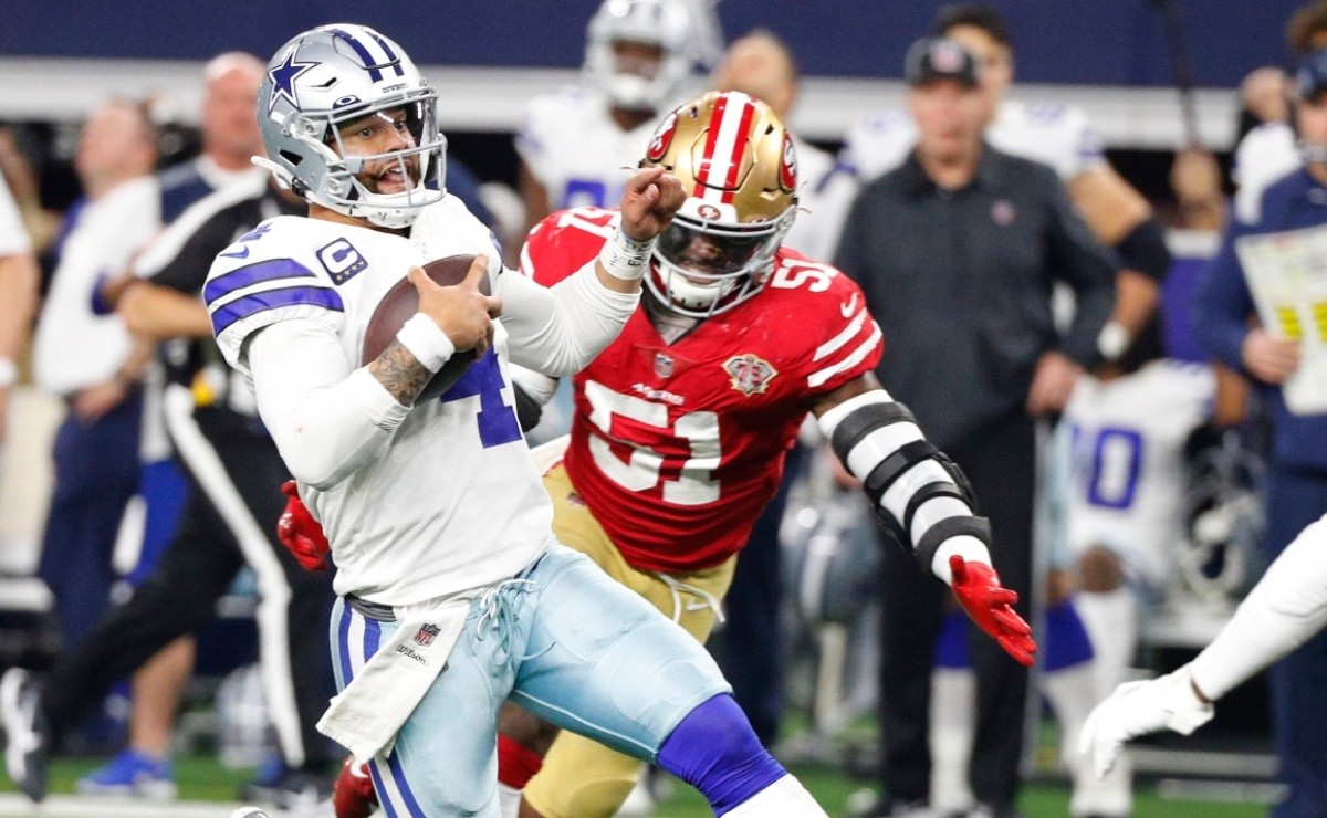 Cowboys y 49ers rompen récord de audiencia en los NFL Playoffs 2022