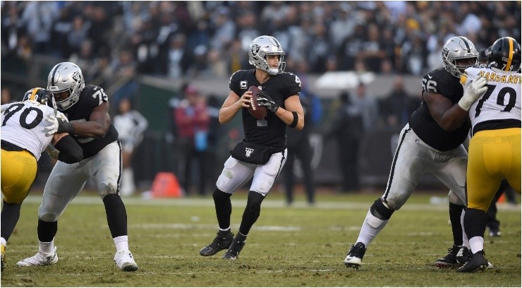 Derek Carr facing the Steelers- Getty Images