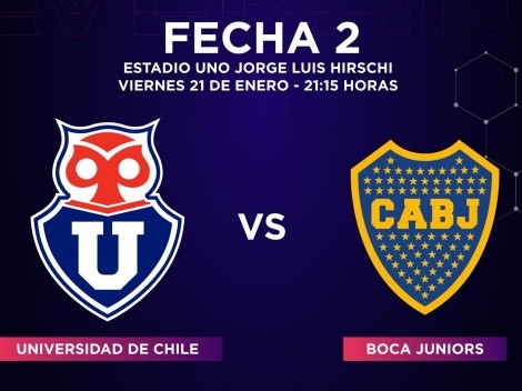 Universidad de Chile vs. Boca Juniors: Fecha, hora y streaming para VER EN VIVO el amistoso internacional