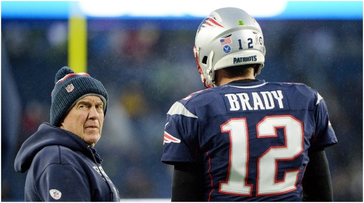 Brady y Belichick, parte del éxito de los Pats. (Getty Images)