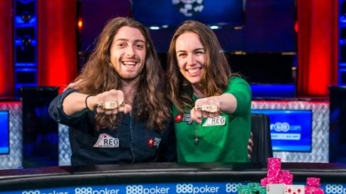 Igor Kurganov e Liv Boerre ganharam bracelete juntos (Foto: WSOP)