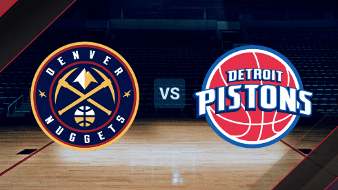 Denver Nuggets ante Detroit Pistons por la temporada regular de la NBA