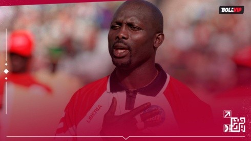 Liberia, camiseta que supo vestir George Weah, nunca participó en un Mundial.